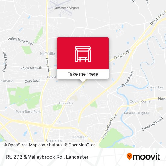 Rt. 272 & Valleybrook Rd. map