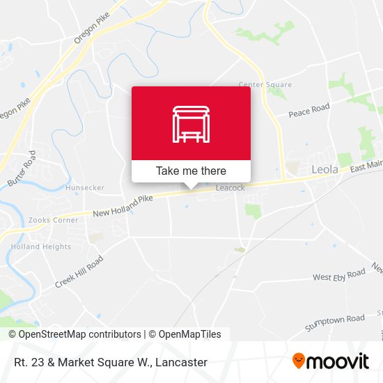 Mapa de Rt.  23 & Market Square W.