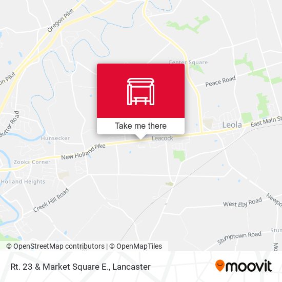Rt. 23 & Market Square E. map