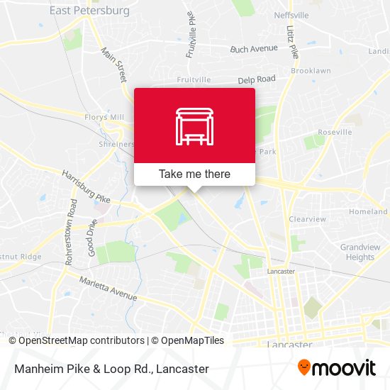 Manheim Pike & Loop Rd. map