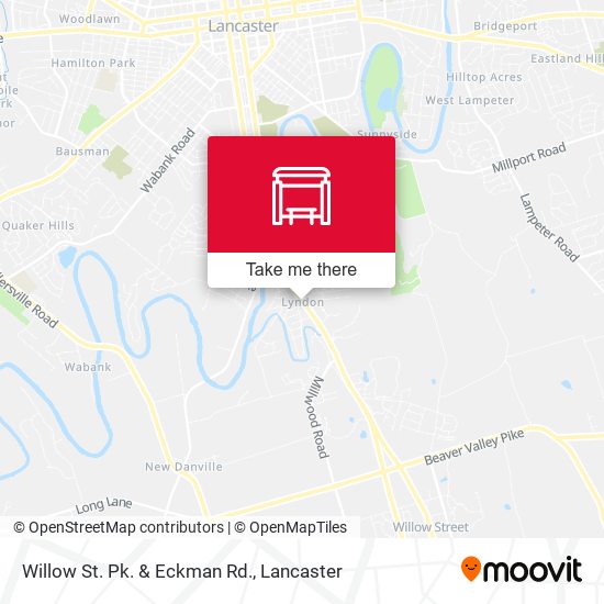 Willow St. Pk. & Eckman Rd. map
