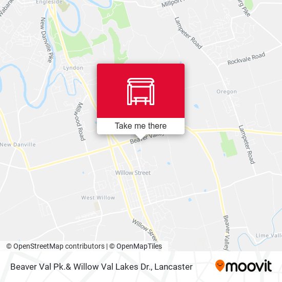 Beaver Val Pk.& Willow Val Lakes Dr. map