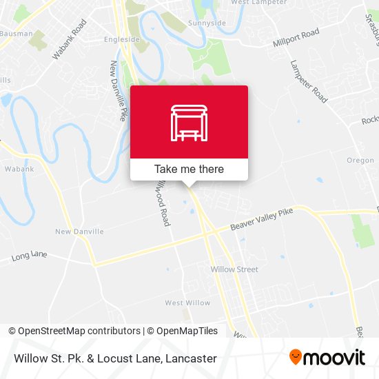 Willow St. Pk. & Locust Lane map