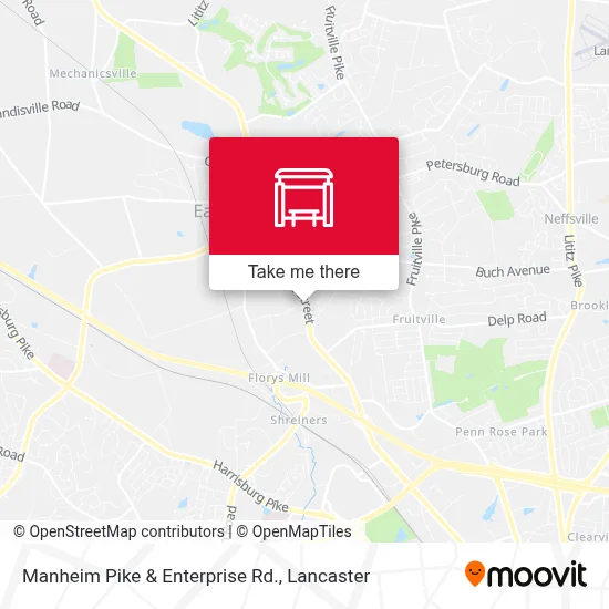 Manheim Pike & Enterprise Rd. map