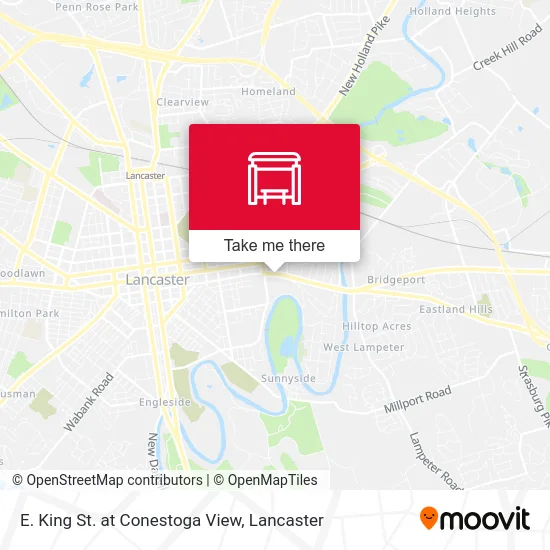 E. King St. at Conestoga View map