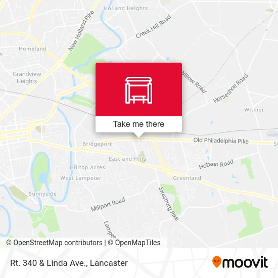 Rt. 340 & Linda Ave. map