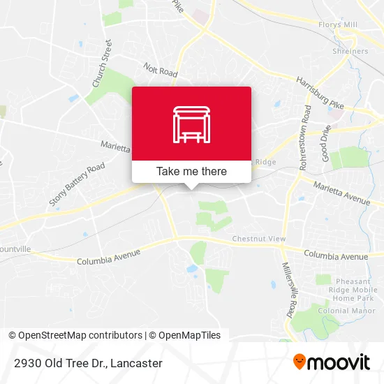 2930 Old Tree Dr. map