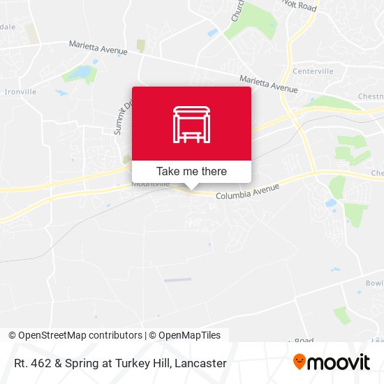 Rt. 462 & Spring at Turkey Hill map