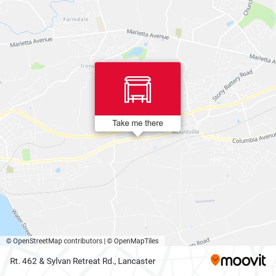 Rt. 462 & Sylvan Retreat Rd. map