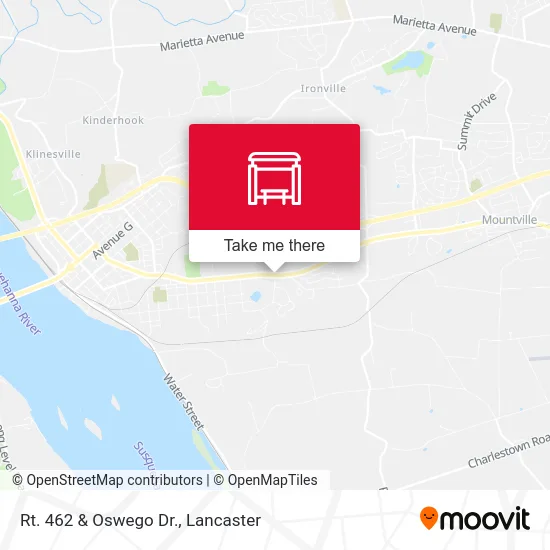 Rt. 462 & Oswego Dr. map