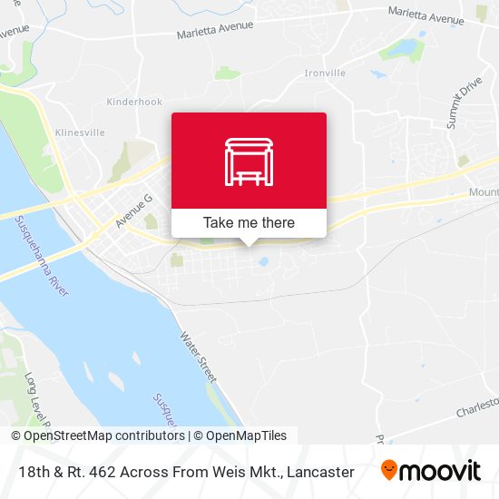 Mapa de 18th & Rt. 462 Across From Weis Mkt.