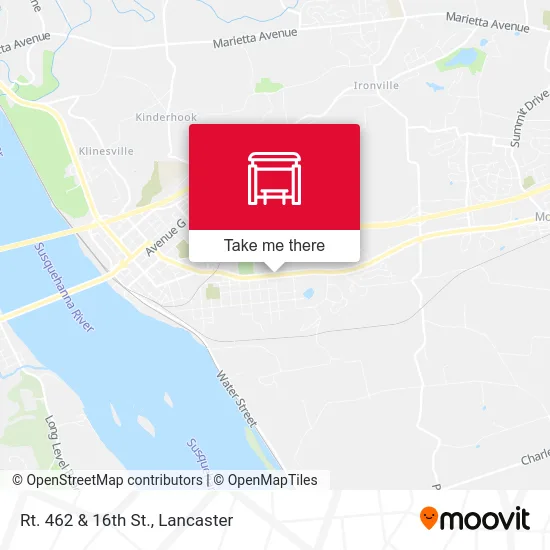 Rt. 462 & 16th St. map