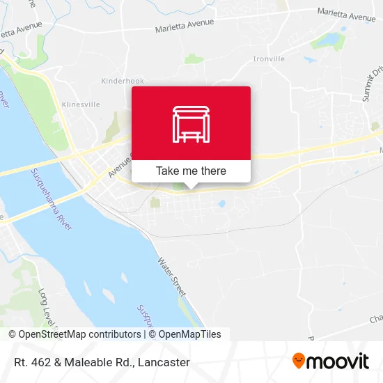 Rt. 462 & Maleable Rd. map