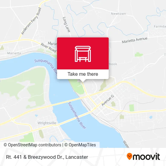 Rt. 441 & Breezywood Dr. map