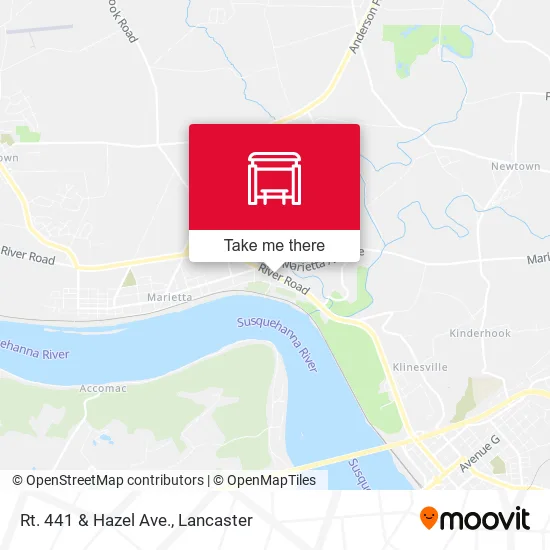 Mapa de Rt. 441 & Hazel Ave.