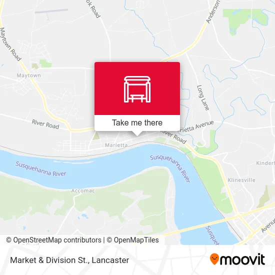 Market & Division St. map