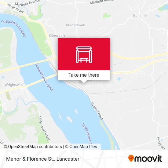 Manor & Florence St. map