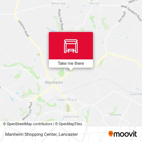 Manheim Shopping Center map
