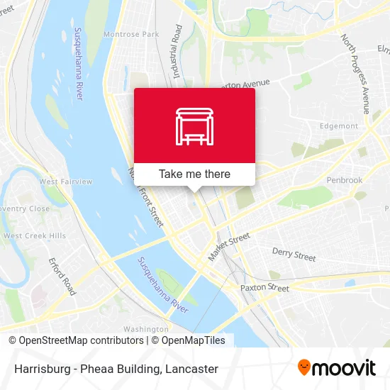Harrisburg - Pheaa Building map