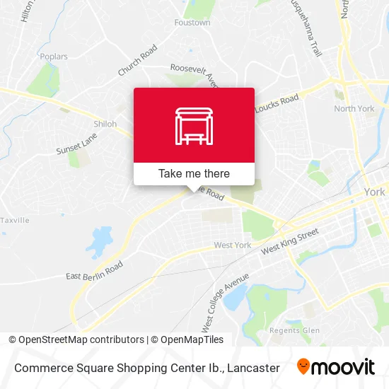 Mapa de Commerce Square Shopping Center Ib.