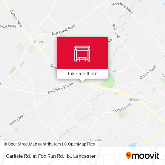 Carlisle Rd. at Fox Run Rd. Ib. map