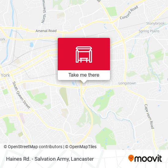 Haines Rd. - Salvation Army map
