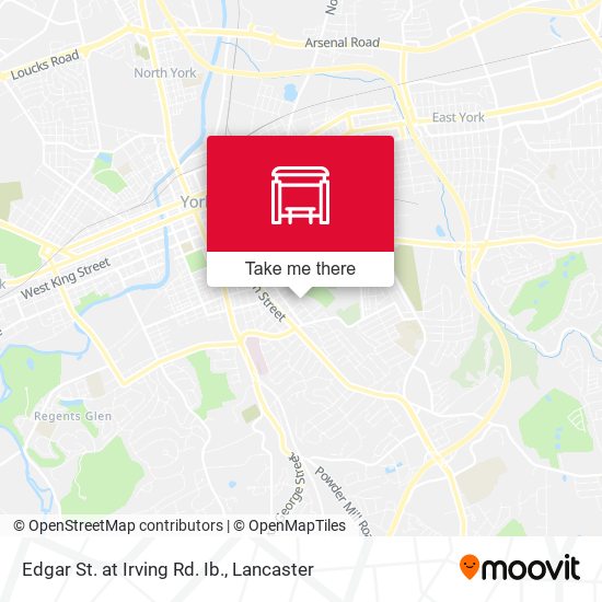 Edgar St. at Irving Rd. Ib. map