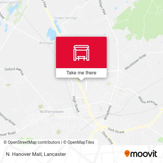 N. Hanover Mall map