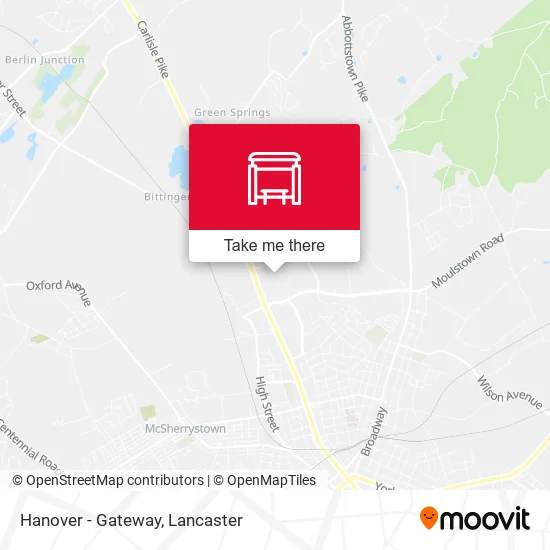 Mapa de Hanover - Gateway