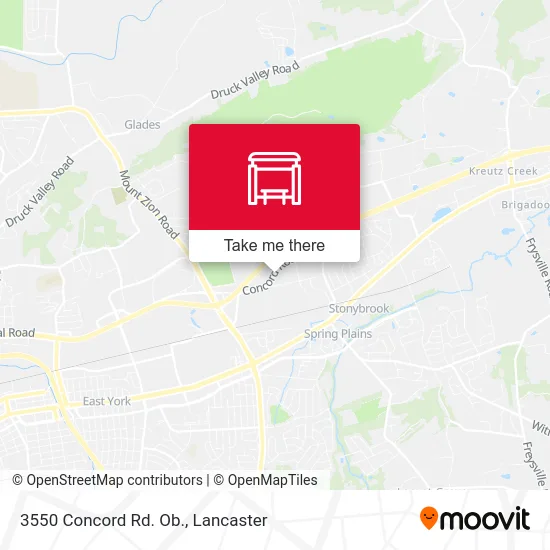 3550 Concord Rd. Ob. map