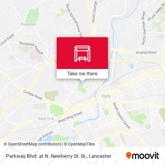 Parkway Blvd. at N. Newberry St. Ib. map
