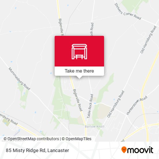 85 Misty Ridge Rd map