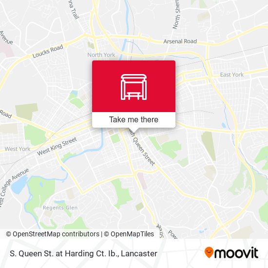 Mapa de S. Queen St. at Harding Ct. Ib.