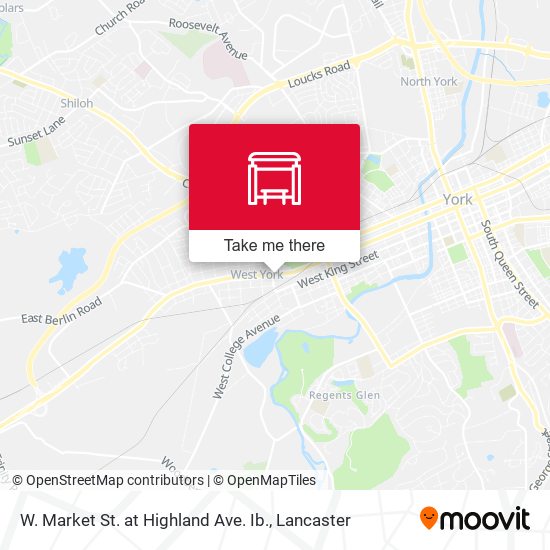 W. Market St. at Highland Ave. Ib. map