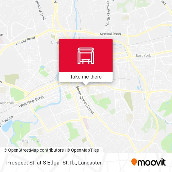 Prospect St. at S Edgar St. Ib. map