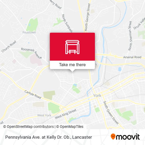 Pennsylvania Ave. at Kelly Dr. Ob. map