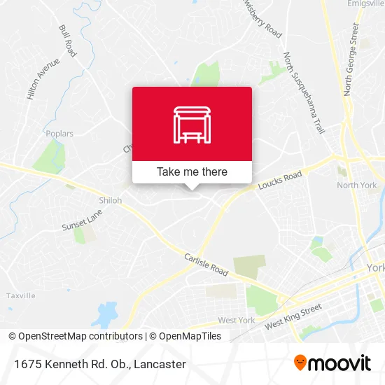 1675 Kenneth Rd. Ob. map