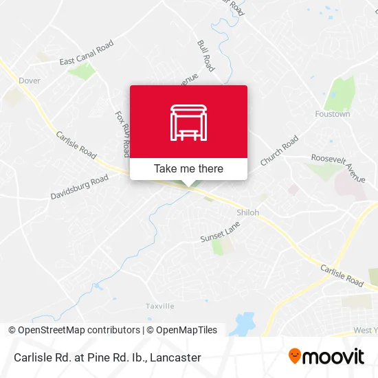 Carlisle Rd. at Pine Rd. Ib. map