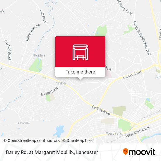 Mapa de Barley Rd. at Margaret Moul Ib.