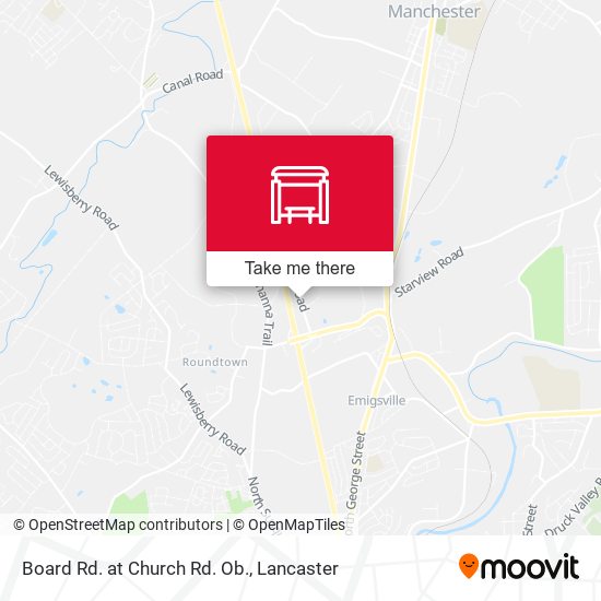 Board Rd. at Church Rd. Ob. map