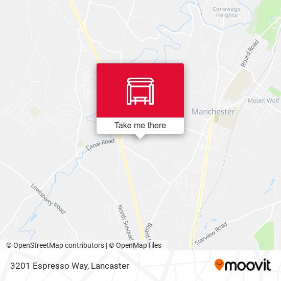 Mapa de 3201 Espresso Way
