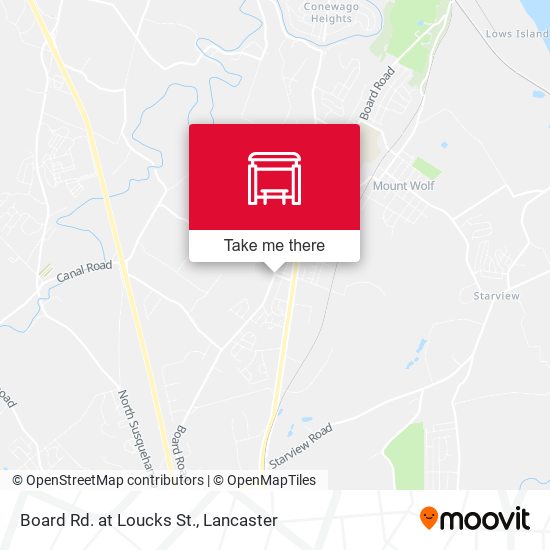 Board Rd. at Loucks St. map