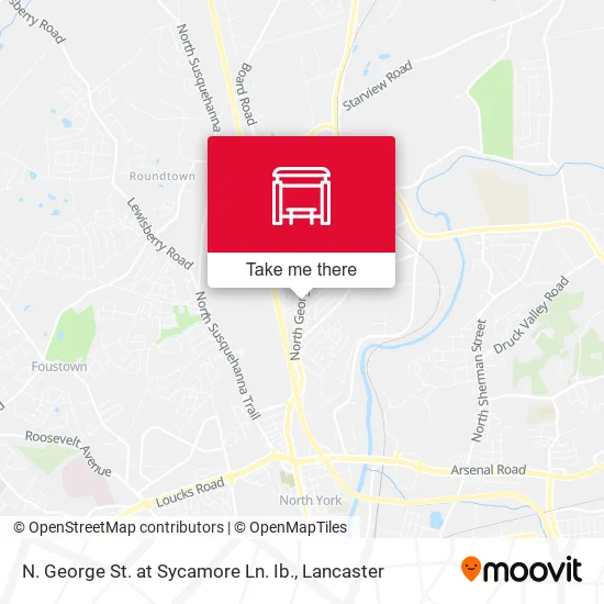 N. George St. at Sycamore Ln. Ib. map