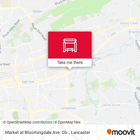 Mapa de Market at Bloomingdale Ave. Ob..