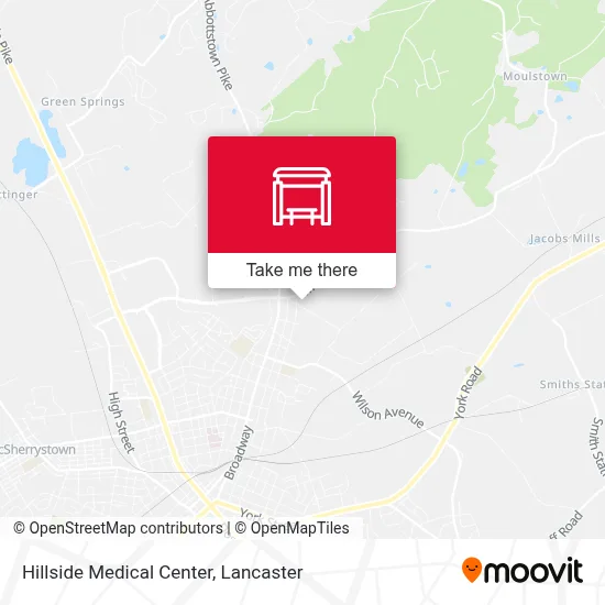 Hillside Medical Center map