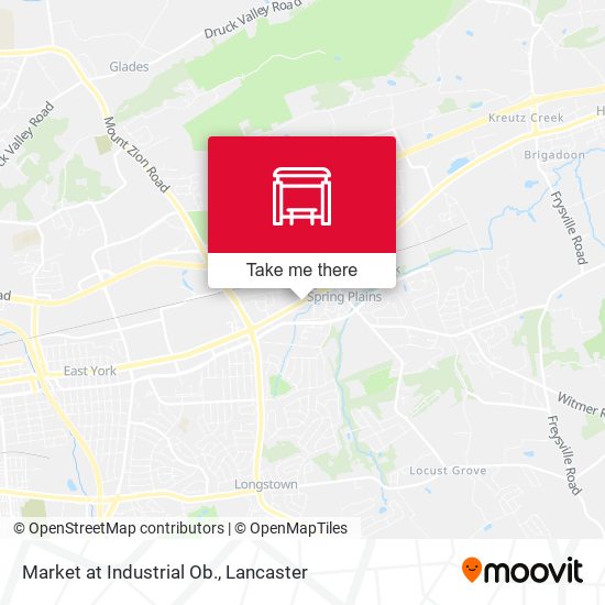 Mapa de Market at Industrial Ob.