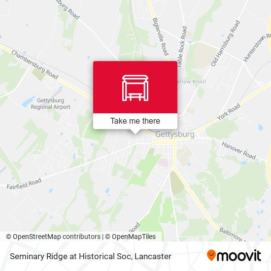 Seminary Ridge at Historical Soc map