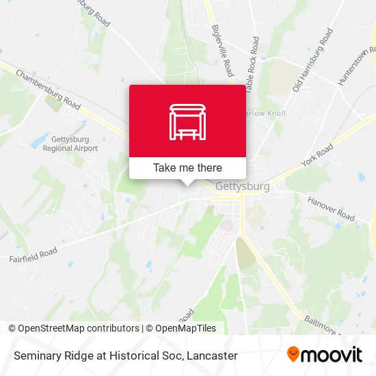 Mapa de Seminary Ridge at Historical Soc