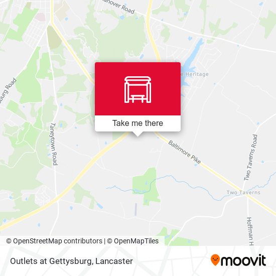 Outlets at Gettysburg map