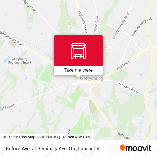 Mapa de Buford Ave. at Seminary Ave. Ob.